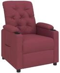 vidaXL Relaxsessel Weinrot Stoff 339105