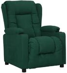 vidaXL Relaxsessel Dunkelgr&uuml;n Stoff 339054