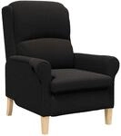 vidaXL Sessel Schwarz 76 x 94 x 102 cm Stoff 42009855