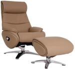 MCW Relaxsessel mit Hocker K98 Taupe