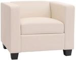 MCW Sessel Loungesessel Lille Kunstleder Wei&szlig;