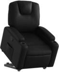 vidaXL Relaxsessel mit Aufstehhilfe Schwarz Kunstleder Modell 4
