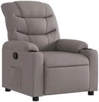 vidaXL Relaxsessel Taupe Stoff 374154