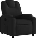 vidaXL Relaxsessel Schwarzer Stoff 3205510
