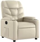 vidaXL Relaxsessel Creme Kunstleder 3205641