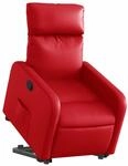 vidaXL Relaxsessel mit Aufstehhilfe Rot Kunstleder 3206754