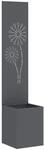 vidaXL Garten Sichtschutz-Leinwand Anthrazit 32 x 140 cm 876387