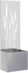 vidaXL Garten Sichtschutz-Leinwand Silber 50 x 140 cm Edelstahl 876466