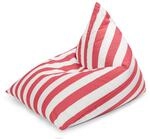 Sitting Point Sitzsack Calypso Santorin 300, Rot Streifen-Muster