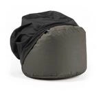mokebo Outdoor Pouf o Hocker in Anthrazit mit Wasserabweisender Schutzh&uuml;lle Der