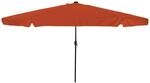 vidaXL Gartenparasol Rot und Schwarz 395 x 395 x 245 cm 42003649