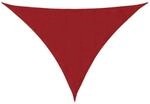 vidaXL Sonnensegel Oxford-Gewebe Dreieckig 2,5x2,5x3,5 m Rot 135664