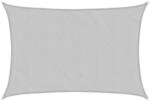 vidaXL Sonnensegel Hellgrau 2,5x2 m 100% Polyester Oxford 4000534