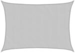 vidaXL Sonnensegel Hellgrau 7x5 m 100% Polyester Oxford 4000555