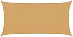 vidaXL Sonnensegel 160 g/m&sup2; Rechteckig Sandfarben 2,5x5 m HDPE 4002038