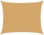 vidaXL Sonnensegel 160 g/m&sup2; Rechteckig Sandfarben 6x7 m HDPE 4002051