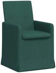 vidaXL Esszimmerst&uuml;hle 2 Stk Dunkelgr&uuml;n 57 x 67 x 95 cm Stoff 42017908