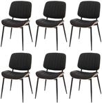 MCW Esszimmerstuhl O44 6er-Set Natur Wei&szlig;