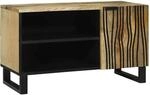 vidaXL TV-Schrank Braun 80 x 33 x 46 cm Massives Mangoholz 4017951