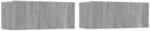 vidaXL TV-Schr&auml;nke 2 Stk Grau Sonoma 80x30x30 cm Holzwerkstoff 820464