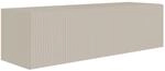 Selsey TV-H&auml;ngeboard Veldio mit Lamellenfront 100 cm Greige