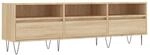 vidaXL TV-Schrank Sonoma-Eiche 150x30x44,5 cm Holzwerkstoff 831279
