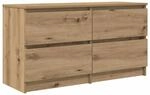 vidaXL TV-Schrank Artisan-Eiche 100x35x54 cm Holzwerkstoff 861804
