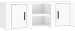 vidaXL TV-Schrank Wei&szlig; 100x31,5x35 cm Holzwerkstoff 819428
