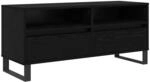 vidaXL TV-Schrank Schwarz Eichen-Optik 100 x 34,5 x 44,5 cm 881788