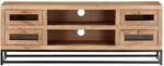 vidaXL TV-Schrank 110x30x40 cm Akazie Massivholz