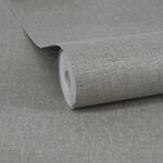 WOW Vliestapete Glanz Effekt Uni 10 m x 52 cm Dunkelgrau FSC&reg;