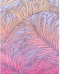 Komar Vliestapete Palm Foglie 200 cm x 250 cm Rosa