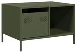 vidaXL Couchtisch Olivgr&uuml;n 68,5x50x43,5 cm Kaltgewalzter Stahl 851284