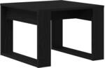 vidaXL Couchtisch Schwarz Eichen-Optik 50 x 50 x 35 cm Holzwerkstoff 862679