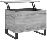 vidaXL Couchtisch Grau Sonoma 60x44,5x45 cm Holzwerkstoff 830962