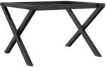 vidaXL Couchtisch-Gestell in X-Form 50x40x38 cm Stahl 357894