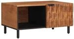vidaXL Couchtisch Braun 80 x 50 x 40 cm Massivholz Mango 4017904