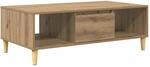 vidaXL Couchtisch Artisan-Eiche 103,5 x 60 x 35 cm Holzwerkstoff 875120