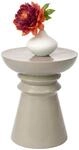 Relaxdays Beistelltisch Eisen Beige Multifunktional 45 cm x 38 cm