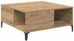vidaXL Couchtisch Artisan-Eiche 80 x 80 x 36,5 cm Holzwerkstoff 881184