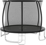Costway Trampolin Outdoor &Oslash;305 cm mit Metallrahmen f&uuml;r Kinder Schwarz