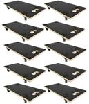 PROREGAL Mega Deal 10x Profi Transportroller mit 4 Rollen HxBxT 11,5 x 30 x 60 cm