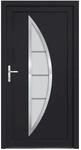 vidaXL Haust&uuml;r Anthrazit 88x200 cm PVC 3187873