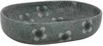 vidaXL Aufsatzwaschbecken Blau Oval 59x40x14 cm Keramik 155105