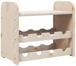 vidaXL Weinregal mit Oberplatte 43x25x37 cm Massivholz Kiefer 4007556