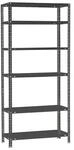 PROREGAL Schraubregal Panda Tall HxBxT 200 x 90 x 30 cm 6 Fachb&ouml;den Fachlast...
