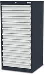 Simplaflex Schubladenschrank mit 11 Schubladen BxTxH 600 x 575 x 1220 mm
