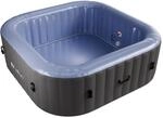 Juskys Aufblasbarer Whirlpool SpaLuxe Grau-Blau