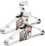 SOTECH 10er Set Design Kleiderb&uuml;gel Edelstahl 450 x 193 mm mit Haken