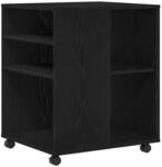 vidaXL Aufbewahrungsschrank Schwarz Eichen-Optik 60 x 53 x 72,5 cm 862672